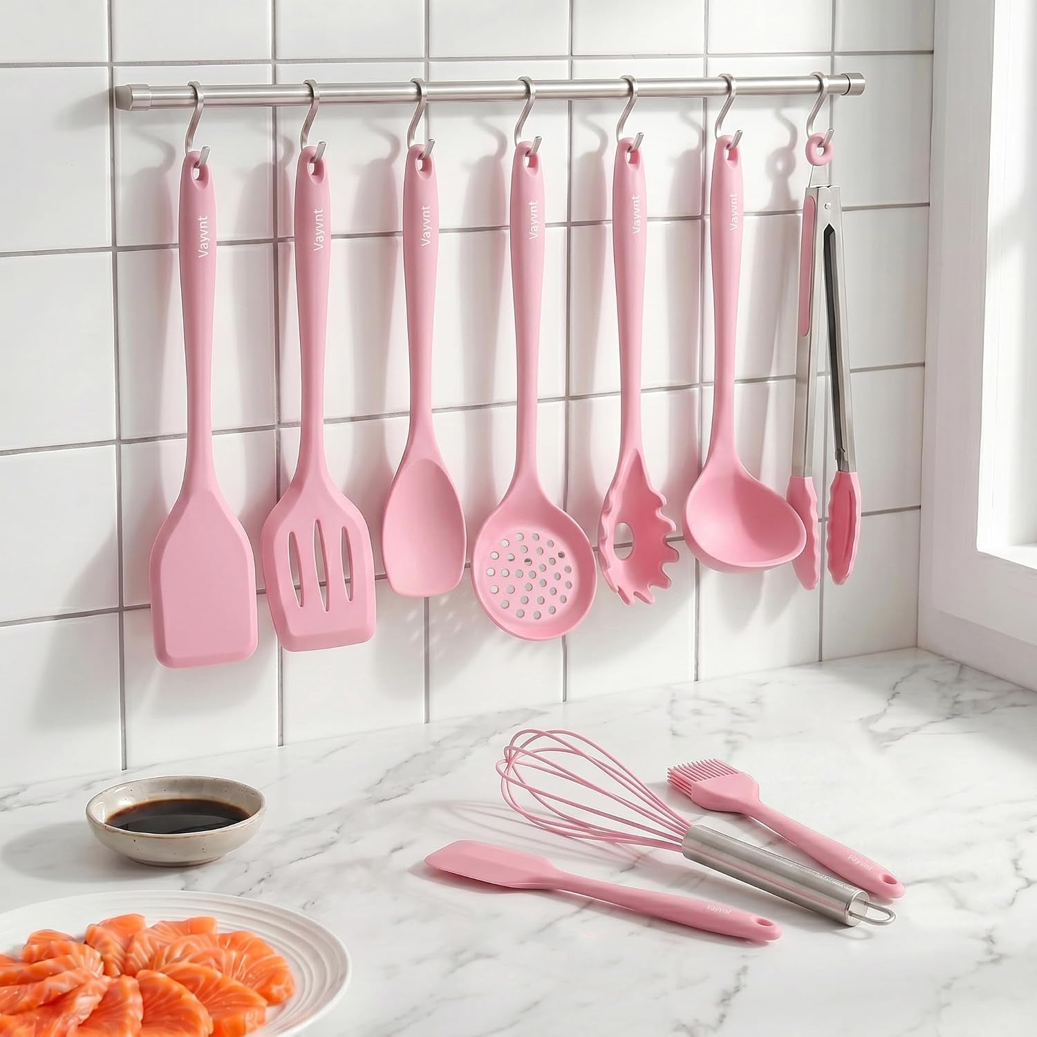 cooking-utensils-set-10pcs-non-toxic-silicone-set-for-kitchen-pink