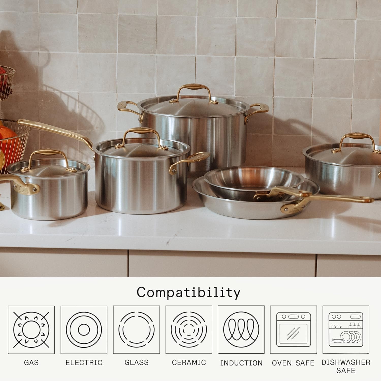 made-in-cookware-10-piece-stainless-steel-pot-and-pan-set-antique-brass-handle-5-ply-clad-includes-stainless-steel-frying-pans-saucepans-saucier-and-stock-pot-w-lid-crafted-in-italy