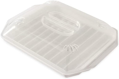 Bacon Rack with Lid, 10.25X8X2 Inches1
