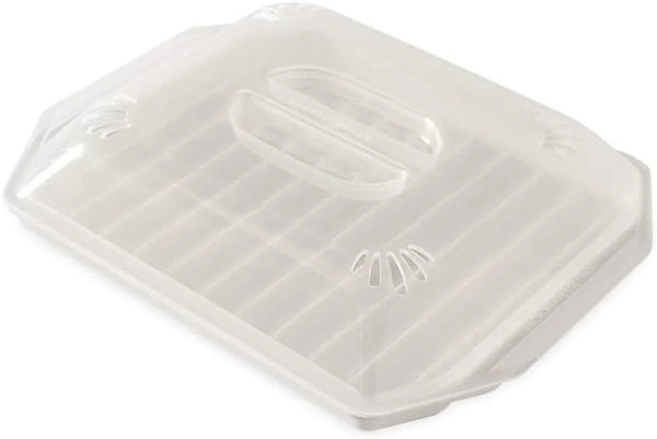 Bacon Rack with Lid, 10.25X8X2 Inches1