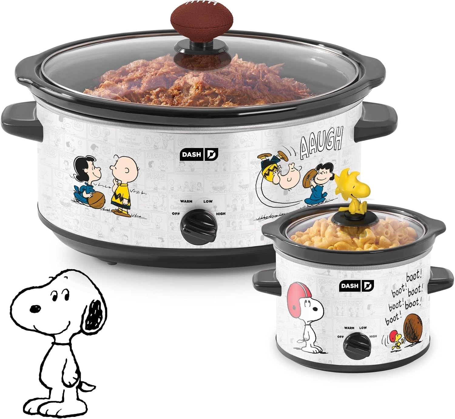 peanuts®-slow-cooker-set-2-pack-electric-slow-cookers-7qt-2qt-snoopy-football-design-high-low-warm-removable-stoneware-pots-glass-lids
