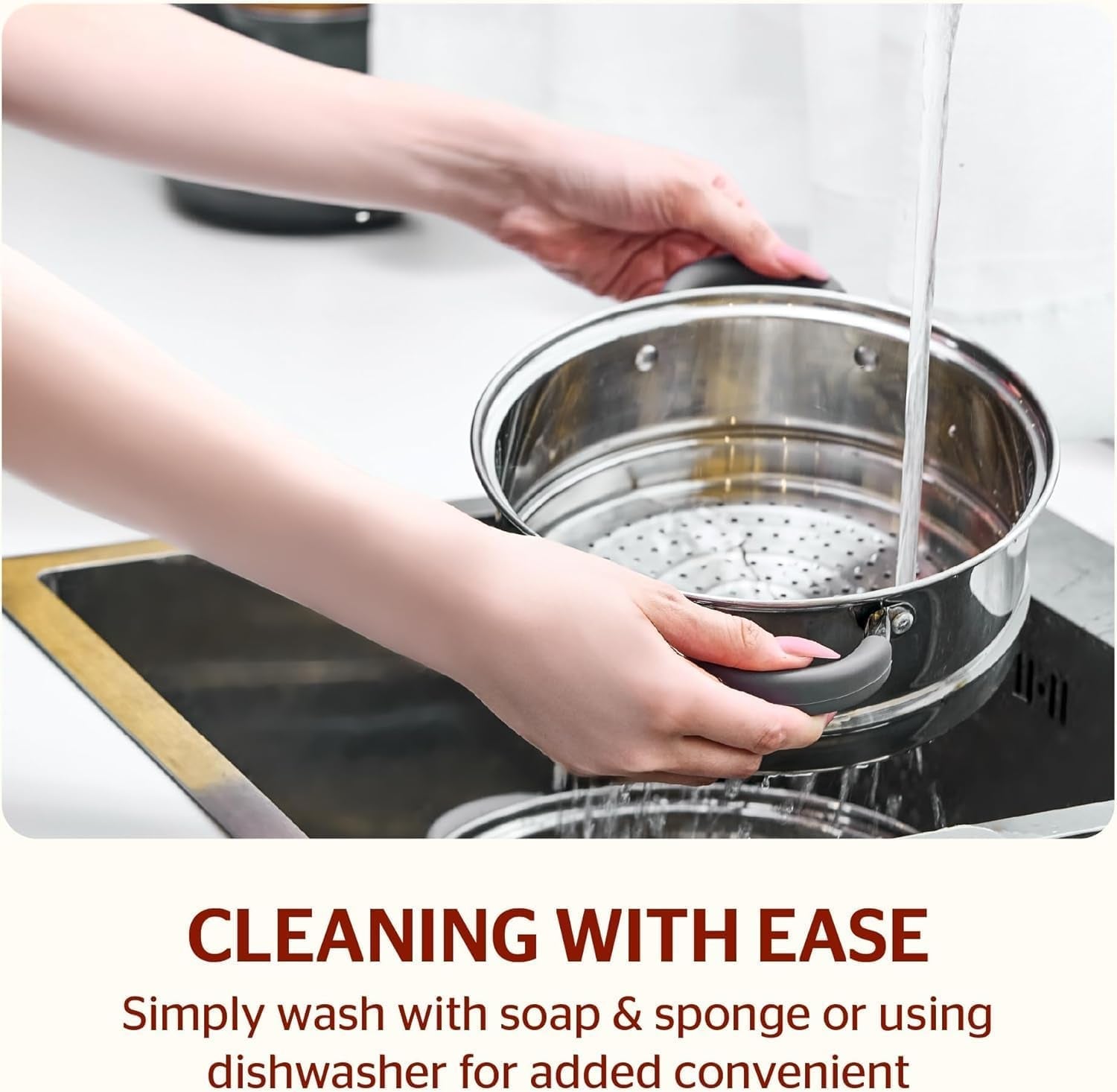 3-quart-stainless-steel-steamer-pot-2-tier-cookware-tempered-glass-lid-stay-cool-silicone-handles-3-ply-bottom-dishwasher-oven-safe-steaming-pot-with-glass-lid-steamer-basket