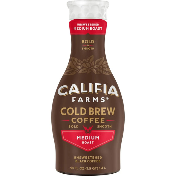 Califia Farms - Pure Black Medium Roast Cold Brew Coffee, 48 Oz, 100% Arabica, Plant Based, Vegan, Gluten Free, Non GMO, Sugar Free, Iced Coffee1