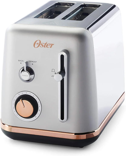 Oster 2 Slice Toaster, Metropolitan Collection with Rose Gold Accents1
