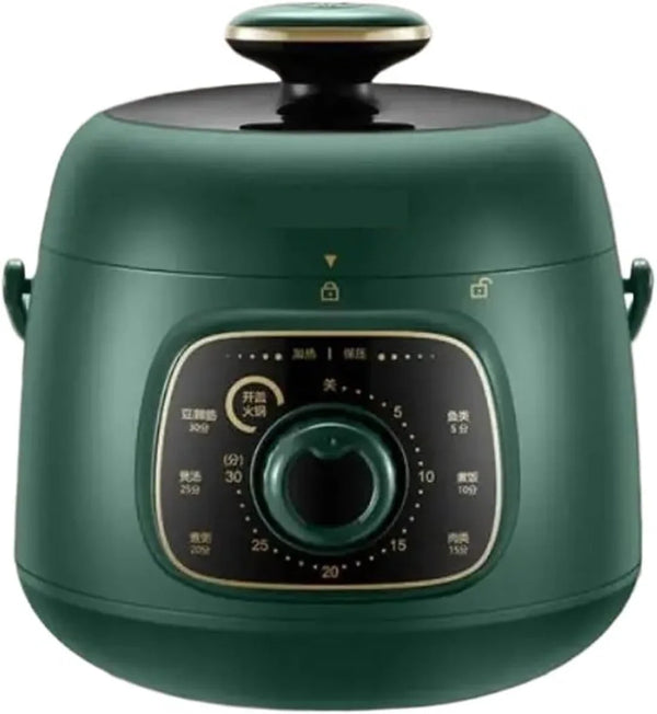 Electric High Pressure RICE Cooker Smart 1.8L Mini Knob Control Fast Fire and Slow Stew HOUSEHOLD Meat Soup Machine1