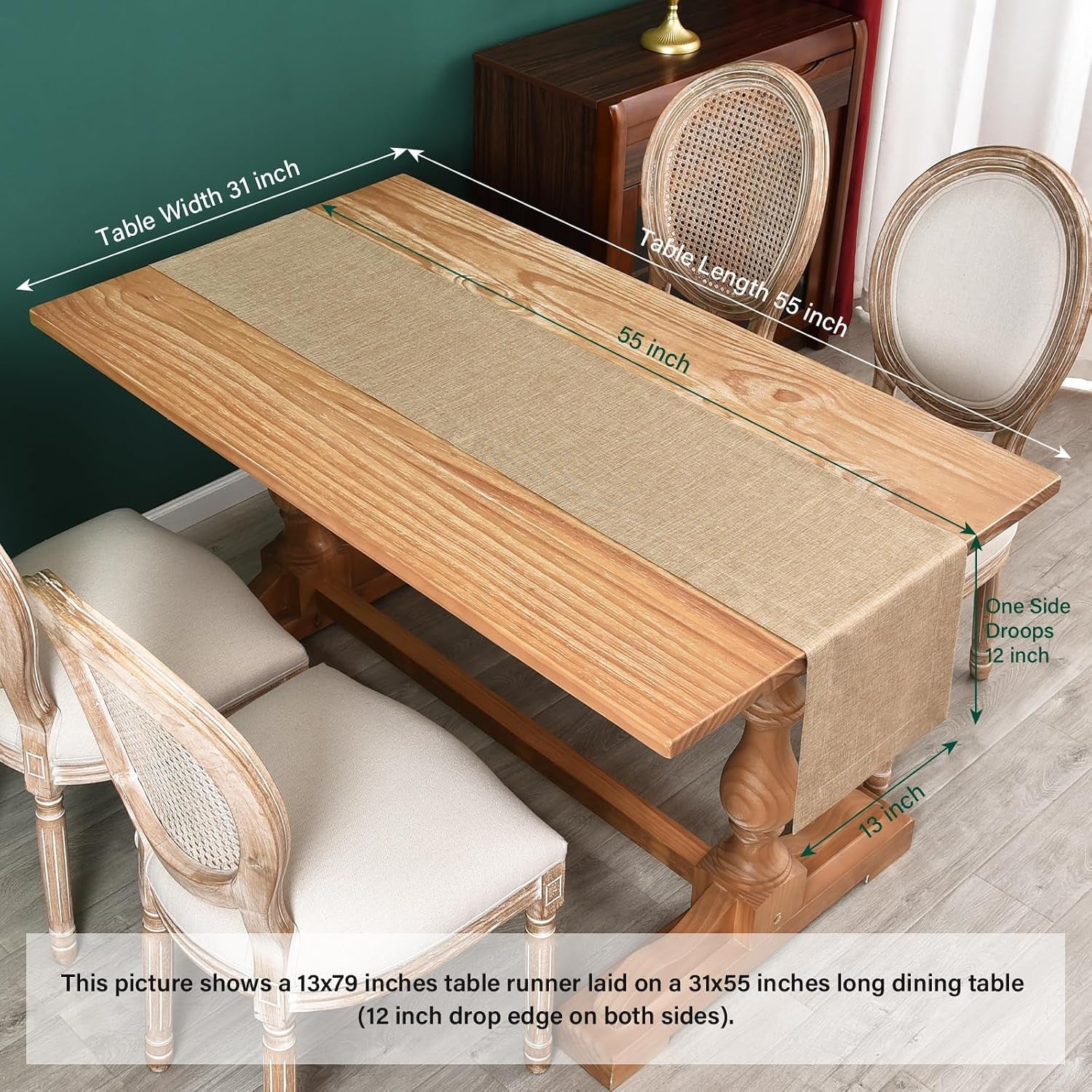 farmhouse-rustic-faux-linen-solid-flaxen-table-runner-13x48inch
