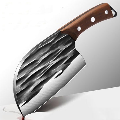 Meat Cleaver, Handmade Forged Chopping Knife, Front Cut and Back Cut Dual-Purpose Knives Restaurant Catering Kitchen3