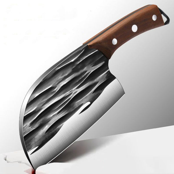 Meat Cleaver, Handmade Forged Chopping Knife, Front Cut and Back Cut Dual-Purpose Knives Restaurant Catering Kitchen3