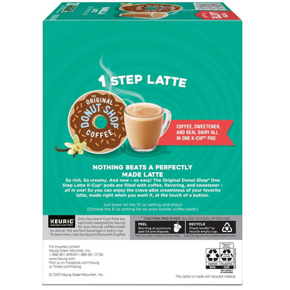 Vanilla One-Step Latte, Single Serve Coffee K-Cup Pod, Flavored Coffee, 20 Count16