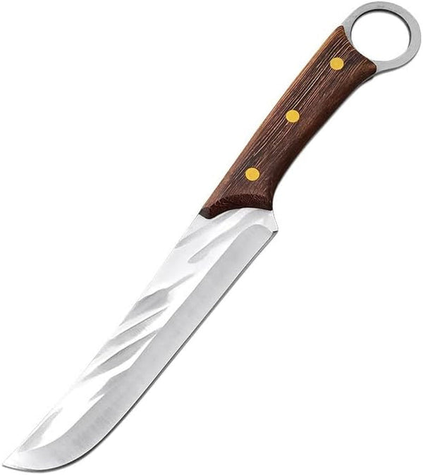 Meat Cleaver,Cleaver Knife Butcher Knife Utility Boning Knife 5Cr15Mov Stainless Steel Outdoor Tool Chef Knife Meat Cleaver Sharp Slicing Knife (Color : Knife), LAMAJIGA58441