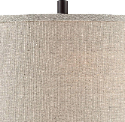 Cody 26" Tall Table Lamps Set of 2 Hammered Oiled Bronze Brown Modern8