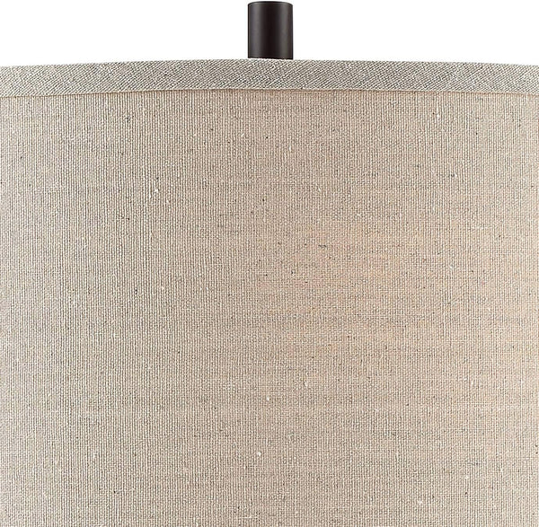 Cody 26" Tall Table Lamps Set of 2 Hammered Oiled Bronze Brown Modern8