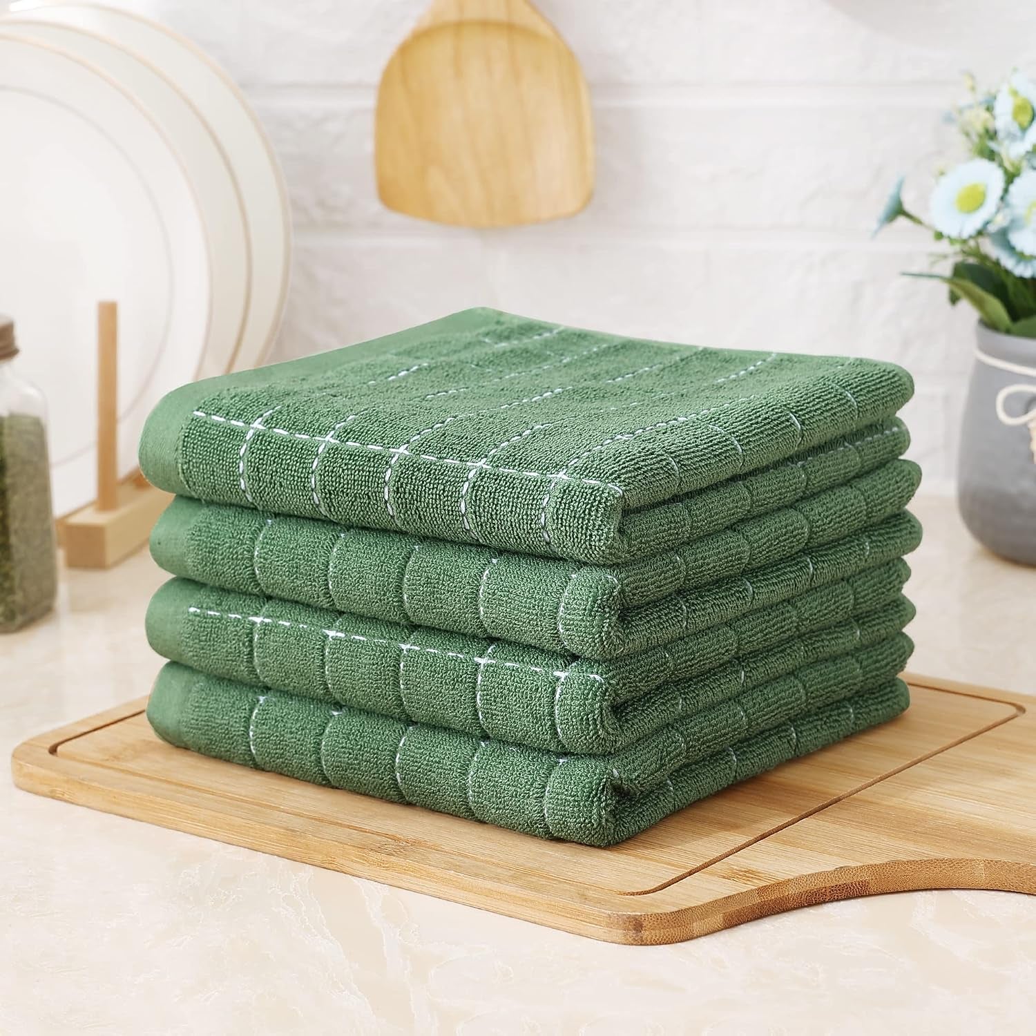 100-cotton-terry-kitchen-towels-4-pack-grass-green