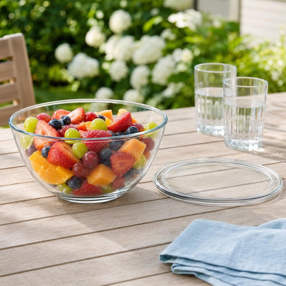 Glass Mixing Bowls with Lids, 4.7QT Large Glass Bowl for Sourdough Bread Proofing, Heat-Resistant Mixing Bowls for Kitchen, Baking, Marinating & Food Storage, Microwave & Dishwasher Safe9