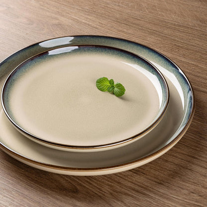 Dinnerware Sets for 6, 18 Pieces Ceramic Plates and Bowls Set2