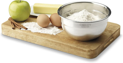 CTG-00-SMB Stainless Steel Mixing Bowls with Lids, 3 Piece & CTG-00-SMP Stainless Steel Measuring Spoons, Set of 44