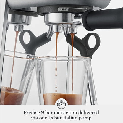 Breville BES450BSS Bambino Espresso Machine, Brushed Stainless Steel | Make Café-Quality Espresso, Lattes and Cappuccinos at Home with This Compact, Manual Coffee Maker | Beginner-Friendly4