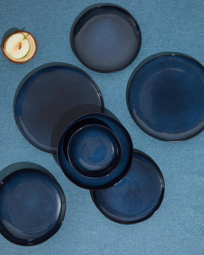 Stoneware Dinnerware Sets for 8, 32Pcs Ceramic Plates and Bowls Sets3