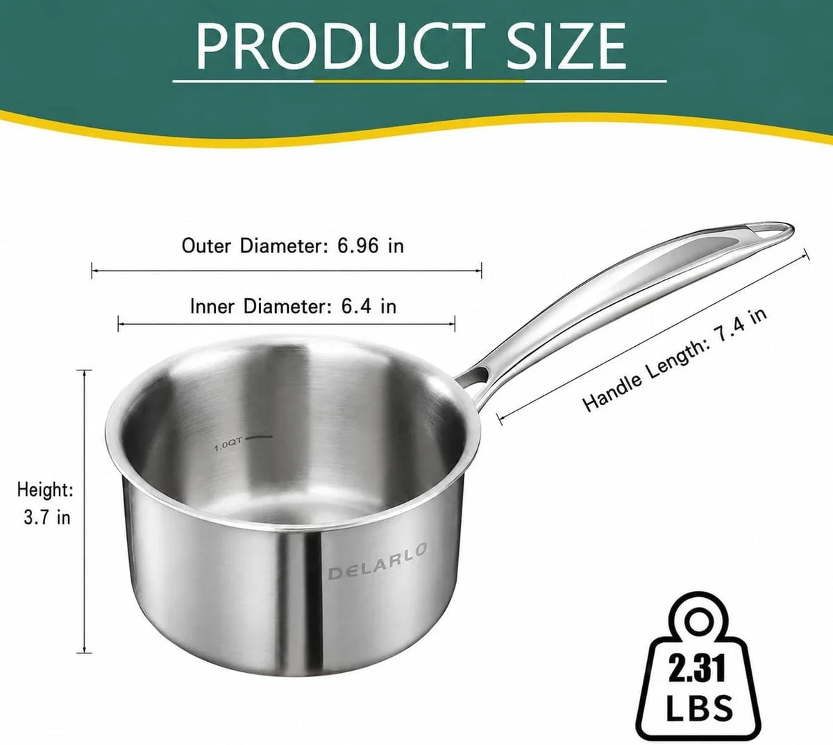 full-body-clad-tri-ply-stainless-steel-2-quart-saucepan-with-lid-small-stainless-steel-pot-induction-cooking-sauce-pot-pan-heavy-duty-saucier-cookware-pfoa-ptfe-free