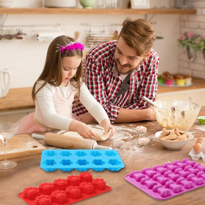 6PCS Silicone Molds Puppy Dog Paw and Bone, Elegant Chocolate Molds for Baking, Non-Stick Gummy Molds, Dog Treat Molds, Used for Chocolate, Candy,Pudding, Jelly,Ice Cube,Biscuits,Dog Treat by7