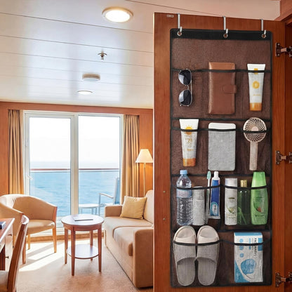 Magnetic Cruise Shower Organizer over the Door Organizer, Black6