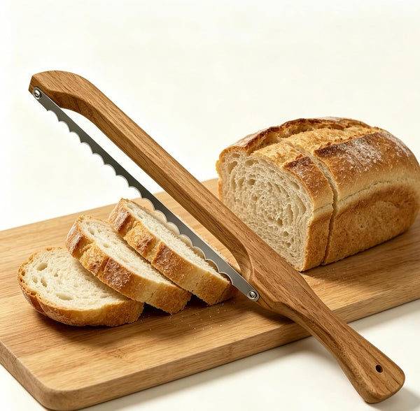 Sourdough Bread Knife for Homemade Bread, Bread Slicer-Cutter& Bread Bow Knife for Sourdough with Ergonomic Grip for Easy, Clean & Even Slicing, Bread Saw6