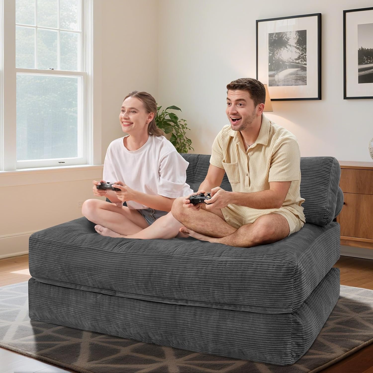 folding-sofa-bed-convertible-sleeper-chair-bed-w-2-pillow-handle