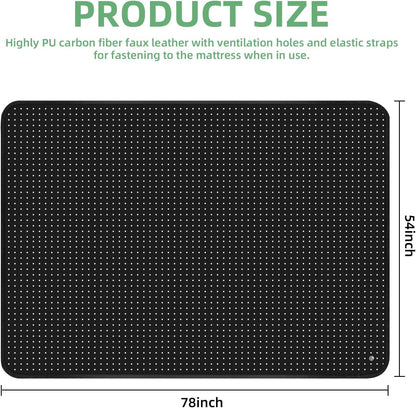 Grounding Mat for Bed,Grounding Bed Mat with Grounding Cord, Earth Pad Grounding Mat, Grounding Pad for Improving Sleep2