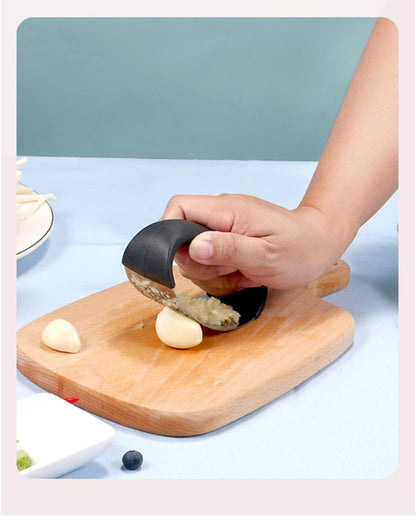 4PCS 105X60Mm Black Stainless Steel Garlic Press Kitchen Utensils Gadgets Seasoning and Spice Tool4