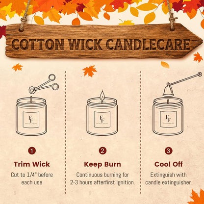 Cozy Fall Candles, Pumpkin Spice Scented9