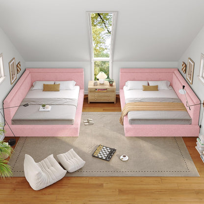 Queen Upholstered Daybed with 5.7" Cloud Headboard6