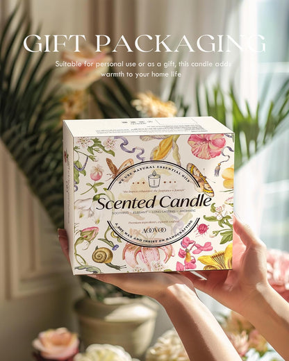 Scented Candles - 4PC Candle Set, 36 Oz Soy Candles7
