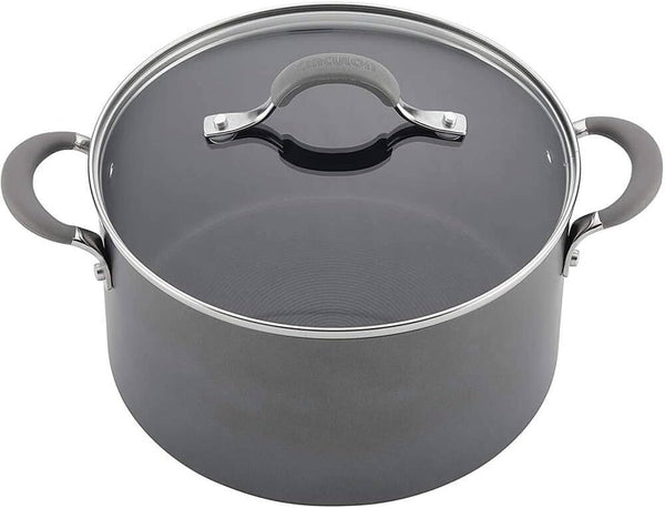84564 Elementum Hard Anodized Nonstick Cookware Set / Pots and Pans Set - 10 Piece, Gray2