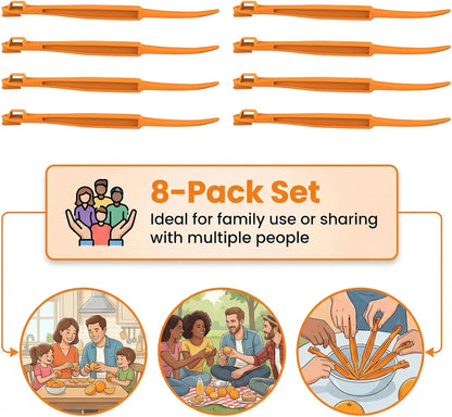 8Pc Orange Peeler, Citrus Peeler Tool and Fruit Peeler for Oranges, Lemons and Citrus Fruits4