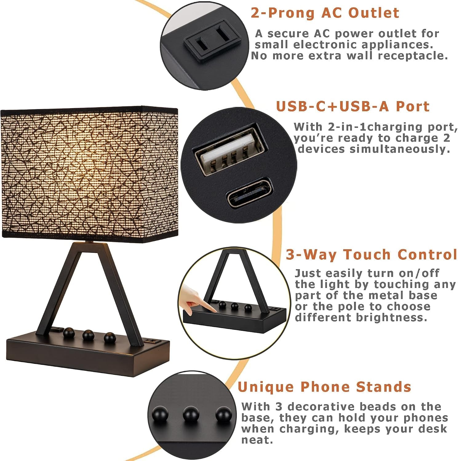 touch-control-table-lamp-3-way-dimmable-desk-lamp-with-usb-c-a-and-ac-outlet-bedside-lamp-with-phone-stands-for-bedroom-living-room-office-led-bulb-included-black-shade