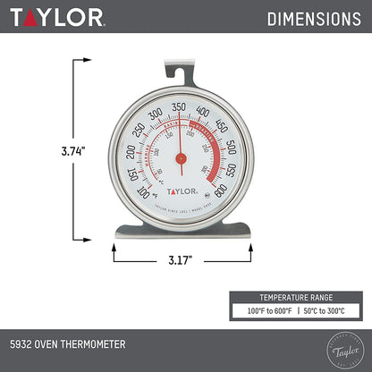 Precision Products Large Dial Thermometer, Silver3