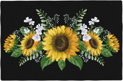 Sunflowers Wild Flowers Placemats Set of 6 Table Mats Table Tableware Place Mats with Non-Slip Heat-Resistant Washable for Dining Home Kitchen Party Indoor1