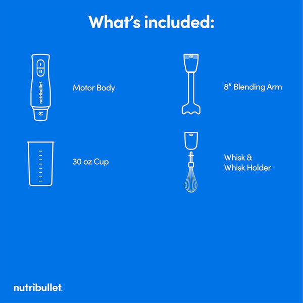 Nutribullet Lite Immersion Blender Dark Gray9