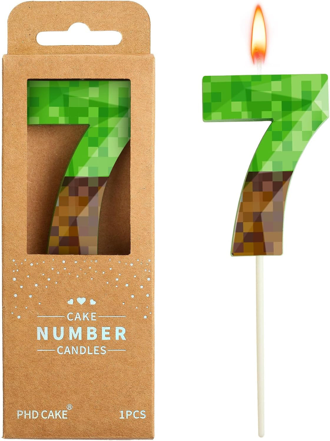 2-76-inch-number-7-pixel-birthday-candles-crystal-green-miner-number-candles-cake-number-candles-party-celebration-style-candle