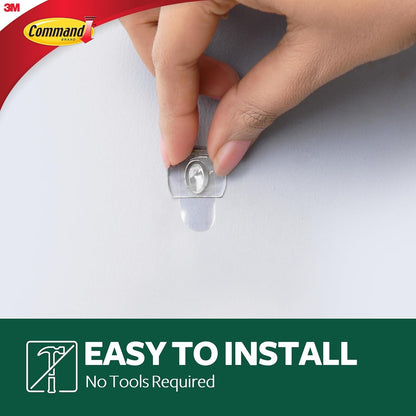Command Decorating Clips, Pack of 20 Mini Hooks and 24 Small Adhesive Strips6
