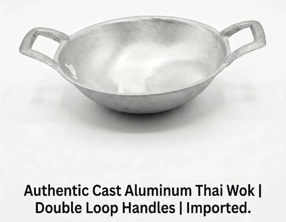 Thai Wok Aluminum Sanded Pan Frying Dessert Cooking Restaurant Home Cookware Lightweight Utensils Stir-Fry9
