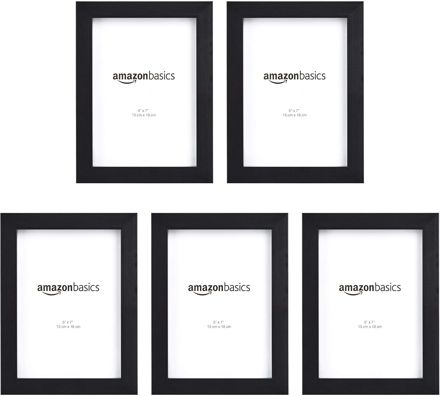 rectangular-picture-frame-set-for-wall-hanging-or-tabletop-display-5-x-7-in-black-horizontal-and-vertical-formats-5-pack