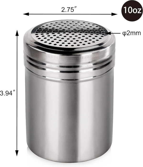 Stainless Steel Dredge Shaker, 10-Ounce, Set of 23