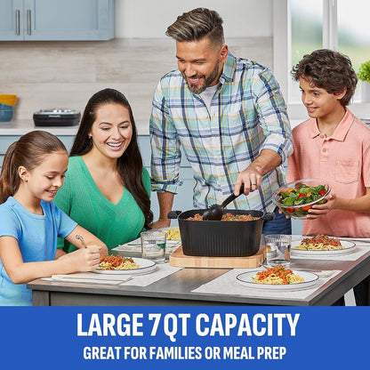 STIRMAX 7.5QT Digital Multi-Cooker with Auto Stir | 9-In-1 Multicooker with Automatic Stirring, Sauté, Sear and Dishwasher-Safe Ceramic Pot.4