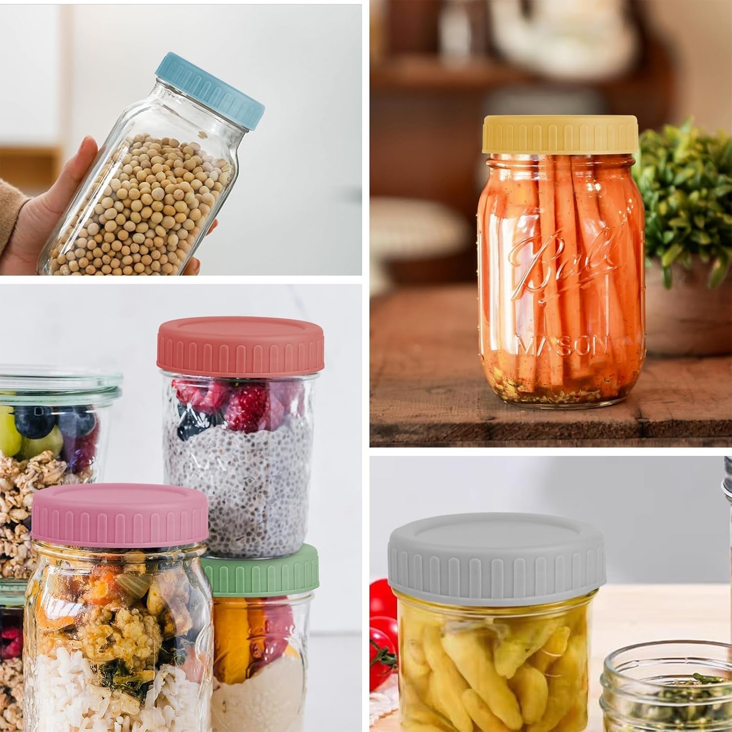 8pcs-wide-mouth-leak-proof-mason-jar-lids-with-silicone-rings-reusable-food-grade-plastic-dishwasher-safe-airtight-seal-fits-ball-kerr-most-wide-mouth-canning-jars-dishwasher-safe