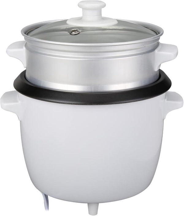 Rice Cooker with Steam Tray 3 Cup, White (RC-03R)4