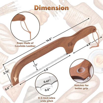 Sourdough Bread Knife for Homemade Bread Cutter, Bread Slicer for Homemade5