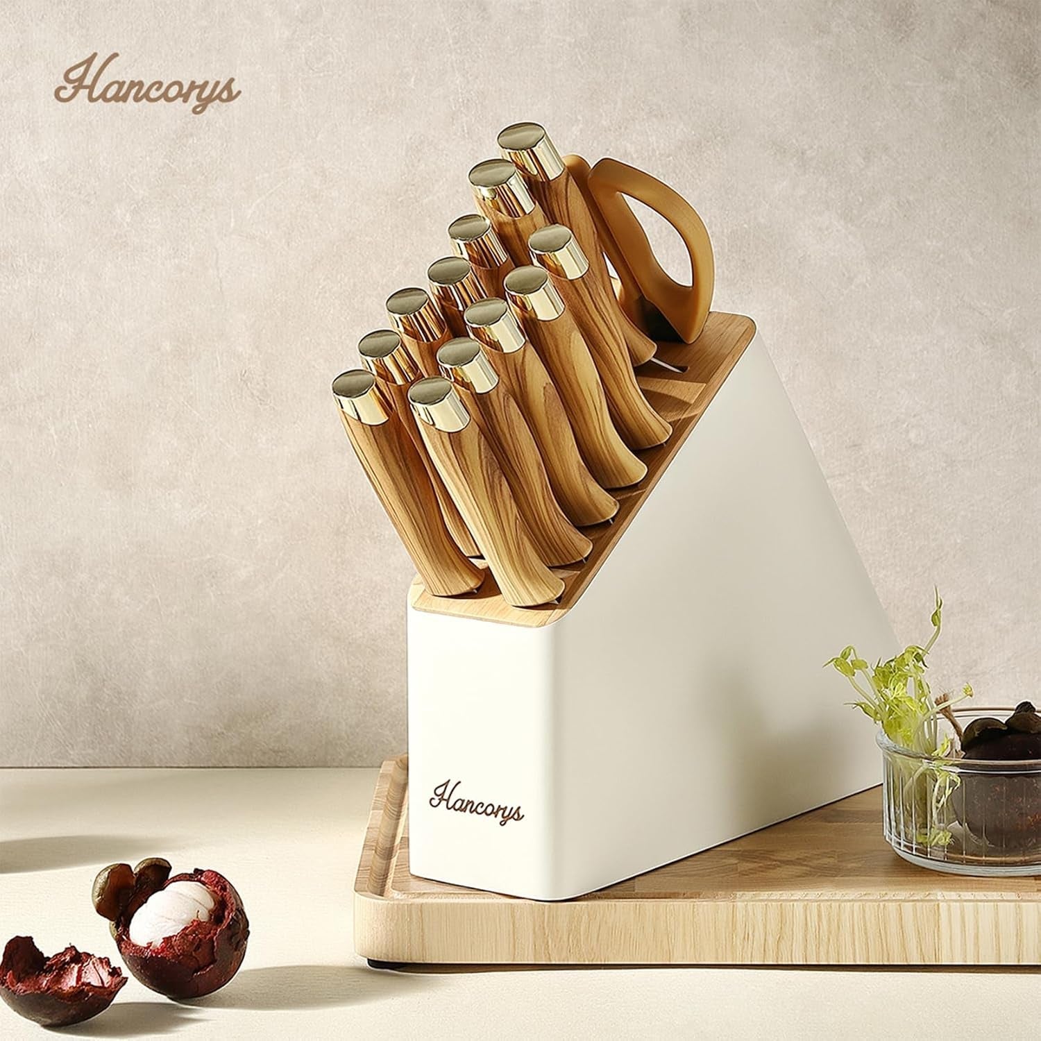 knife-set-15-pcs-kitchen-knife-set-with-block-and-sharpener-german-stainless-steel-gold-chef-knives-set-with-ergonomic-wood-grain-handle-ultra-sharp-cooking-knives-utensils-set