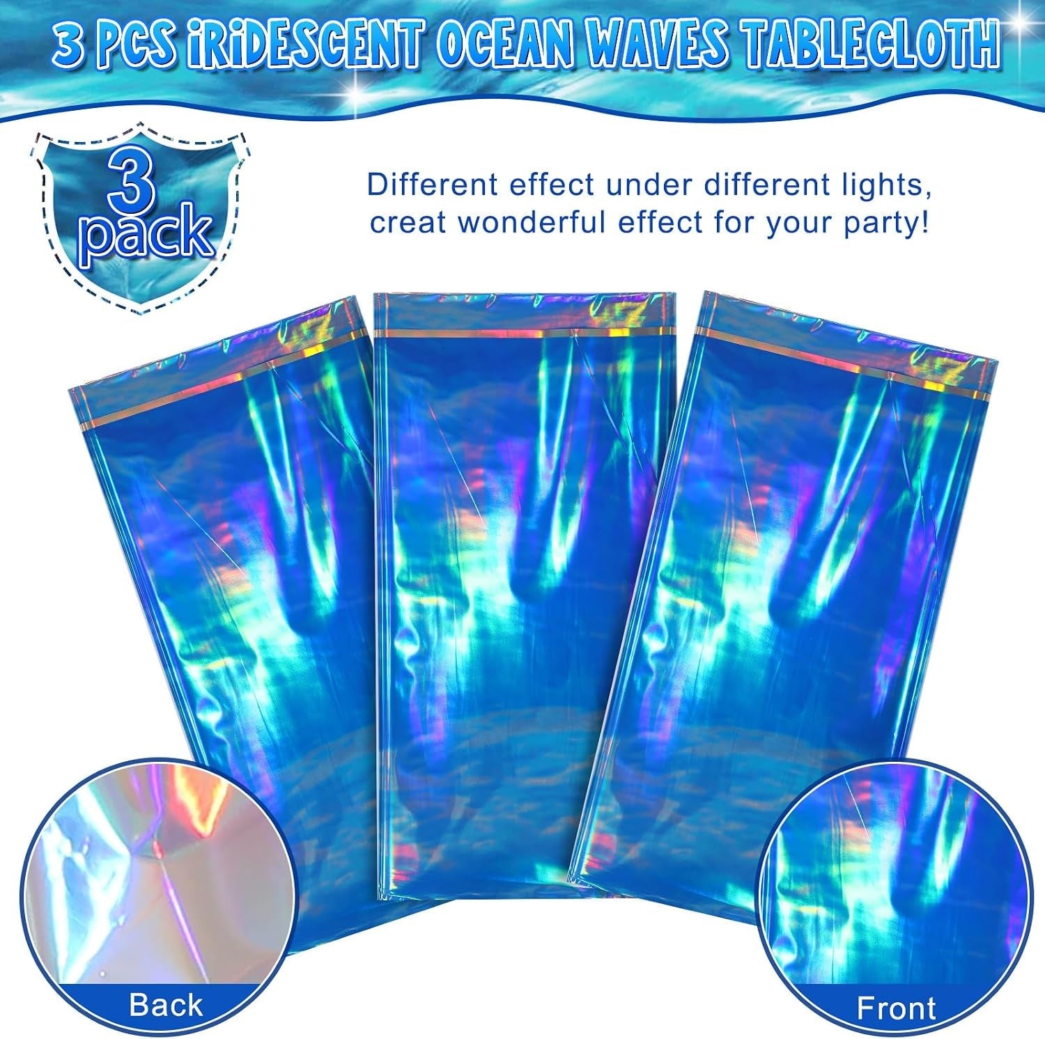 3pcs-54-x-108-inch-iridescent-ocean-waves-plastic-tablecloths-disposable-blue-table-cloth-rectangle-table-covers-for-under-the-sea-beach-pool-party-birthday-party-decorations