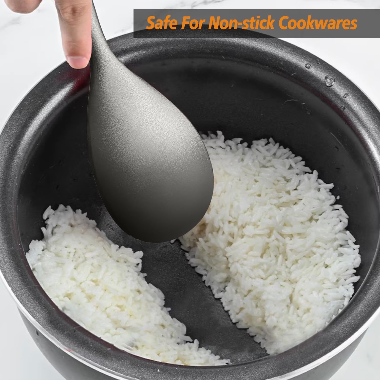 silicone-cooking-spoon-rice-scooper-set-for-nonstick-cookwares-2pc-black-bpf-free-heat-resistant-seamless-design-non-toxic-kitchen-utensils-for-cooking-serving-mixing-scoop-scrape-stirring